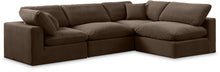 Load image into Gallery viewer, Comfy - 4 Piece Velvet Modular Armless Sectional