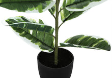 Load image into Gallery viewer, 27" Tall, Artificial Plant, Rubber, Indoor, Faux, Fake, Table, Greenery, Potted, Real Touch, Decorative - Green / Black