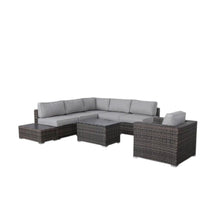 Load image into Gallery viewer, Stylish Entertainment Sectional Set, Outdoor Living