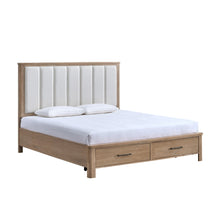 Load image into Gallery viewer, Anika - 6/6 King Panel Headboard - White / Natural