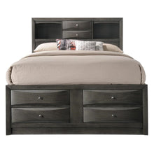 Load image into Gallery viewer, Crown Mark Emily Queen Captain's Storage Bed in Grey image