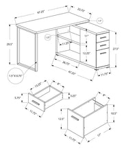 Load image into Gallery viewer, Computer Desk, Home Office, Corner, Left, Right Set - Up, Storage Drawers, L Shape, Laptop, And Contemporary & Modern