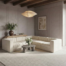 Load image into Gallery viewer, Rummi - Velvet Performance Fabric Upholstered 5 Piece Modular Sectional