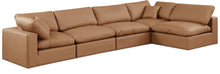 Load image into Gallery viewer, Comfy - 5 Piece Faux Leather Modular Sectional