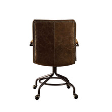 Load image into Gallery viewer, Harith - Vintage Top Grain Leather Office Chair - Brown