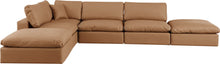 Load image into Gallery viewer, Comfy - 6 Piece Faux Leather Modular Sectional