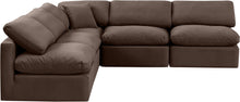 Load image into Gallery viewer, Indulge - Velvet 5 Piece Modular Corner Armless Sectional