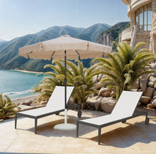 Load image into Gallery viewer, Amalfi - Patio Umbrella - White Base / Black Pole