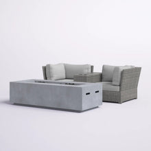Load image into Gallery viewer, Outdoor Elegance Conversation Set With Fire Pit