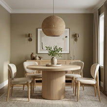 Load image into Gallery viewer, Velora - Upholstered Dining Chair (Set of 2) - Natural Base