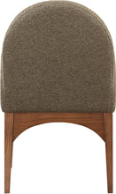 Load image into Gallery viewer, Waldorf - Boucle Dining Arm Chair With Brown Legs