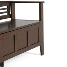 Load image into Gallery viewer, Adams - Entryway Storage Bench Handcrafted