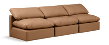 Load image into Gallery viewer, Indulge - Faux Leather 3 Seat Modular Armless Sofa