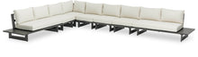 Load image into Gallery viewer, Maldives - 7 Piece Water Resistant Outdoor Patio Modular Sectional With Gray Base
