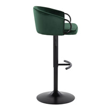 Load image into Gallery viewer, Claire - Contemporary Adjustable Barstool With Swivel With Rounded T Footrest (Set of 2)