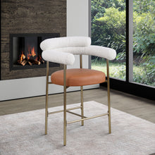Load image into Gallery viewer, Blake - Counter Stool With Bronze Legs (Set of 2)