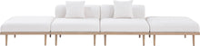 Load image into Gallery viewer, Laguna - 4 Piece 142" Outdoor Patio Armless Modular Sofa With 2 Backless Seats