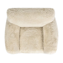 Load image into Gallery viewer, Summit - Faux Sheepskin Overstuffed Arm Chair - Cream Beige