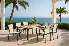 Load image into Gallery viewer, Nizuc - Outdoor Patio Dining Chair With Gray Frame (Set of 2)