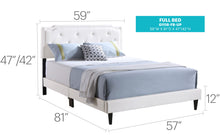 Load image into Gallery viewer, Button Tufted Bed Charming For Cozy Spaces