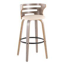 Load image into Gallery viewer, Cosini - Mid Century Modern Fixed Height, Barstool & Swivel And Round Footrest (Set of 2)