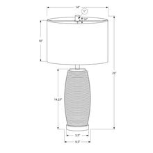 Load image into Gallery viewer, Lighting, Table Lamp, Ceramic, Modern - Gray