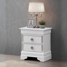 Load image into Gallery viewer, Accent Nightstand - Silver Champagne