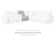 Load image into Gallery viewer, Modmax II - Power Armless Recliner With Adjustable Headrest - Stone