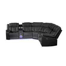 Load image into Gallery viewer, Challenger - Recliner Sectional Sofa, Built In USB, C Ports & Bluetooth
