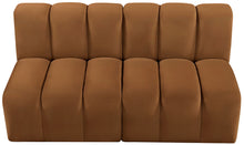 Load image into Gallery viewer, Arc - Velvet 2 Pieces Modular Sofa - Saddle