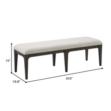 Load image into Gallery viewer, Upholstered Bench - Brown