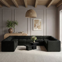 Load image into Gallery viewer, Rummi - Velvet Performance Fabric Upholstered 9 Piece Modular Sectional
