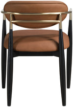 Load image into Gallery viewer, Riccio - Faux Leather Dining Arm Chair (Set of 2) - Black And Gold Frame