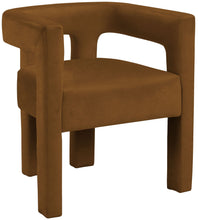 Load image into Gallery viewer, Athena - Velvet Dining Chair - Saddle