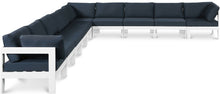 Load image into Gallery viewer, Nizuc - Outdoor Patio 10 Piece Modular Sectional With White Frame