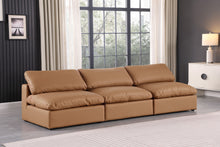 Load image into Gallery viewer, Comfy - Faux Leather Modular Armless Sofa 3 Seats