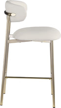 Load image into Gallery viewer, Lupita - Counter Stool With Brushed Gold Frame (Set of 2)