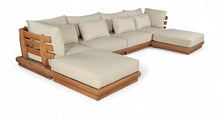 Load image into Gallery viewer, Mirella - 6 Piece Water Resistant Fabric Upholstered Outdoor Patio Modular Sectional
