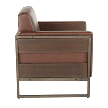 Load image into Gallery viewer, Drift - Industrial Lounge Chair - Espresso