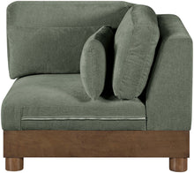 Load image into Gallery viewer, Turin - Chenille Fabric Upholstered Modular Corner Chair - Walnut Base