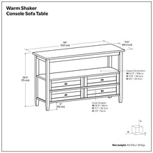 Load image into Gallery viewer, Warm Shaker - Handcrafted Table