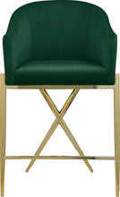 Load image into Gallery viewer, Xavier - Counter Stool with Gold Legs