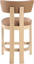 Load image into Gallery viewer, Lavrin - Vegan Leather Counter Stool (Set of 2) - Natural Base