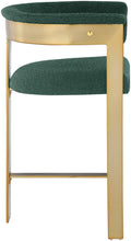 Load image into Gallery viewer, Romeo - Boucle Counter Stool With Gold Base (Set of 2)