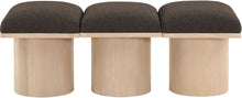 Load image into Gallery viewer, Pavilion - 3 Piece Modular Bench With Natural Base