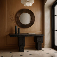 Load image into Gallery viewer, Anzio - Oak Veneer And Solid Wood Console Table