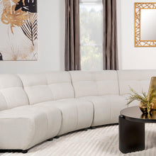 Load image into Gallery viewer, Charlotte Upholstered Curved Armless Chair Ivory - Ego Home Furniture