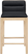 Load image into Gallery viewer, Ellis - Vegan Leather Upholstered Counter Stool (Set of 2) - Natural Base