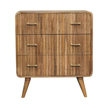 Load image into Gallery viewer, T Bar Ridged Chest - Brown