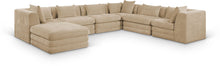 Load image into Gallery viewer, Stellar - 7 Piece Chenille Fabric Upholstered Modular Sectional